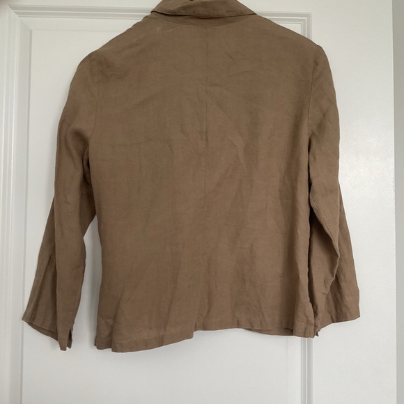 Eileen Fisher 100% Irish linen women’s size S Taipei top - Picture 3 of 3